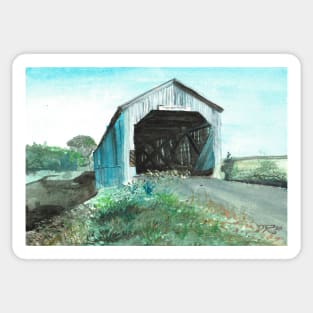 Sawmill Creek Covered Bridge Sticker